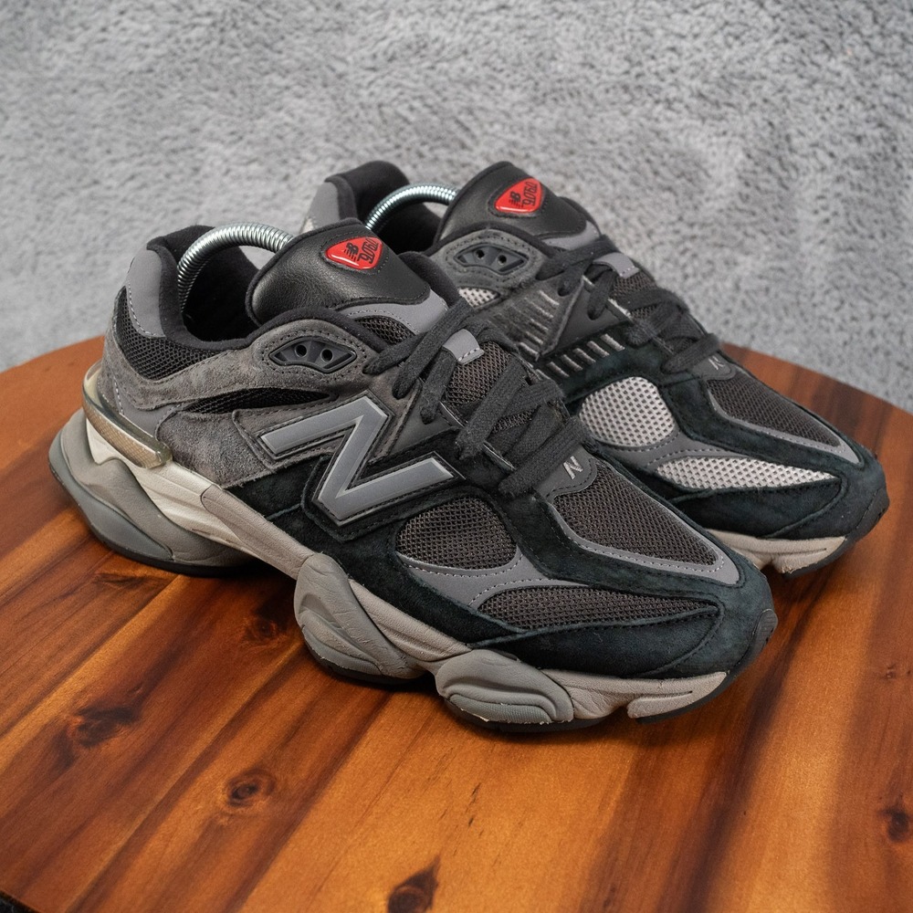 New Balance 9060 Black Castlerock Suede Size 9.5 D